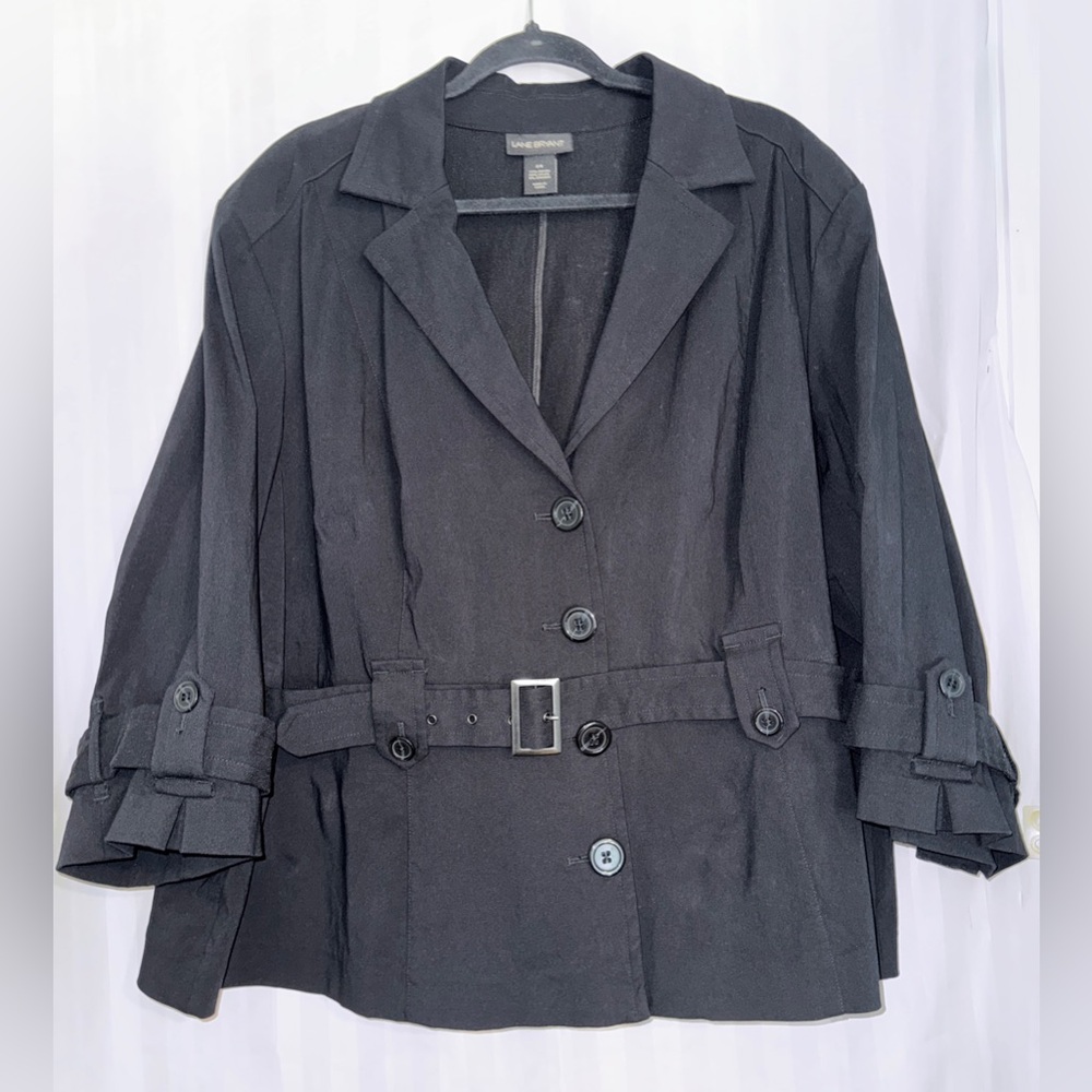 Lane Bryant Belted Jacket/Blazer Size 28